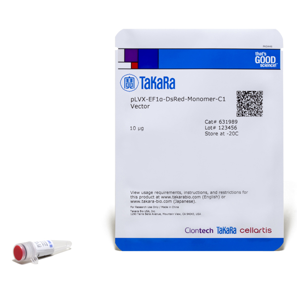 631989: pLVX-EF1alpha-DsRed-Monomer-C1 Vector