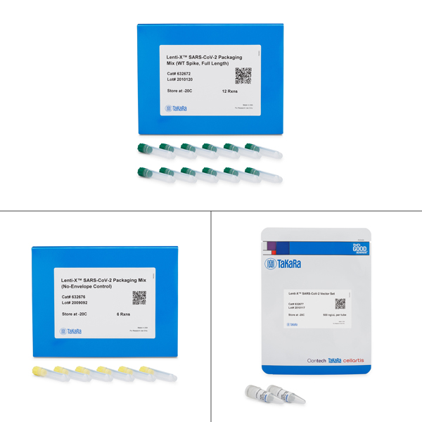 632668: Lenti-X SARS-CoV-2 Packaging Single Shots (WT Spike, Full Length)