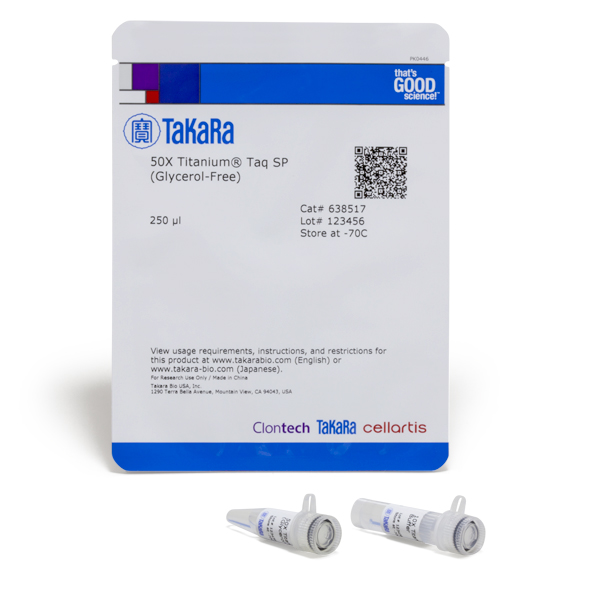 638517: 50X Titanium Taq SP (Glycerol-Free)