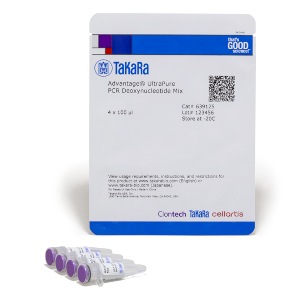 639125: Advantage UltraPure PCR Deoxynucleotide Mix (10 mM each dNTP)