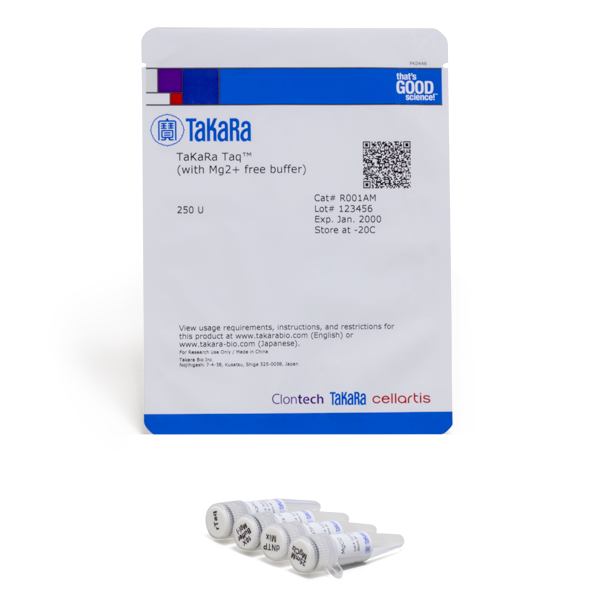 R001AM: TaKaRa Taq DNA Polymerase (with Mg2+ free buffer)