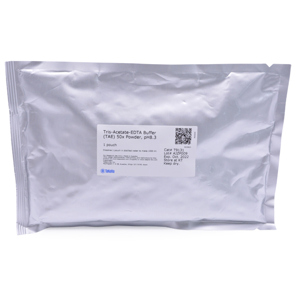 T9131: Tris-Acetate-EDTA Buffer (TAE) 50x Powder, pH8.3
