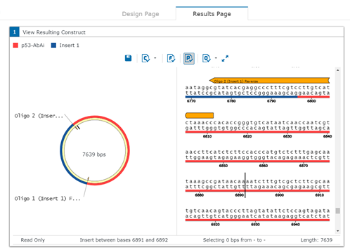 Results page tab