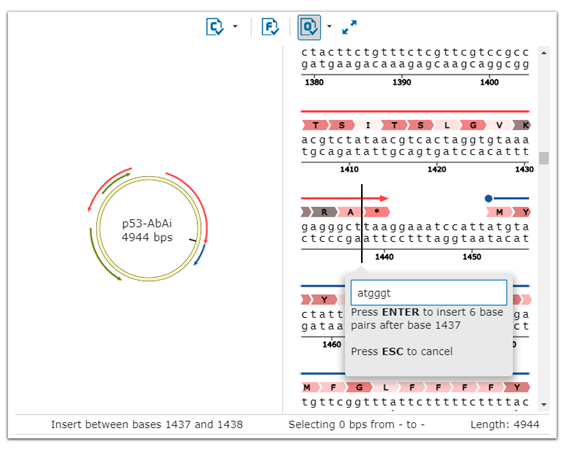 Vector sequence window