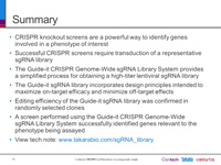 Webinar summary