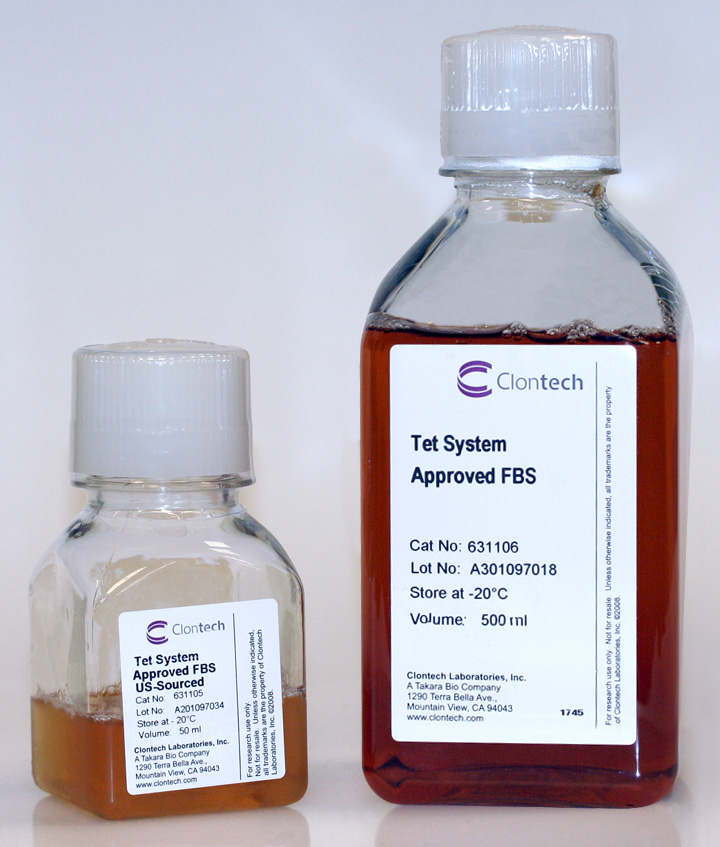 Fetal bovine serum (FBS) approved for use with tetracycline-inducible expression systems