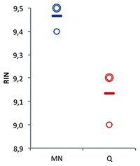 Isolate high-integrity RNA with the NucleoSpin RNA Plus kit